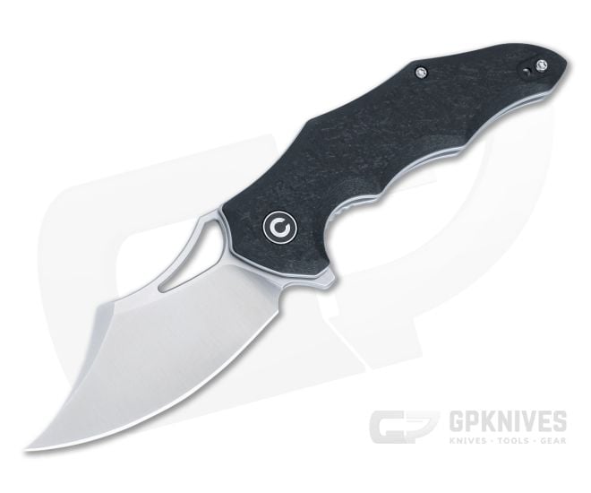 Civivi Chiro Black Shredded G10 Flipper Knife Satin Blade C23046-3 - CV-C23046-3