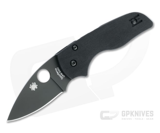 Spyderco Lil Native Black Folder C230GPBBK - SP-C230GPBBK