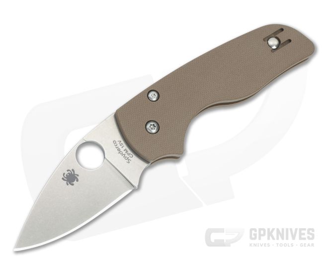 Spyderco Lil' Native Brown G10 CPM-15V Sprint Run - SP-C230GPBN15V