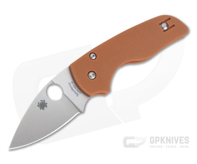 Spyderco Lil' Native Sprint Burnt Orange G10 CPM REX 45 Compression Lock Folder C230GPBORE - SP-C230GPBORE