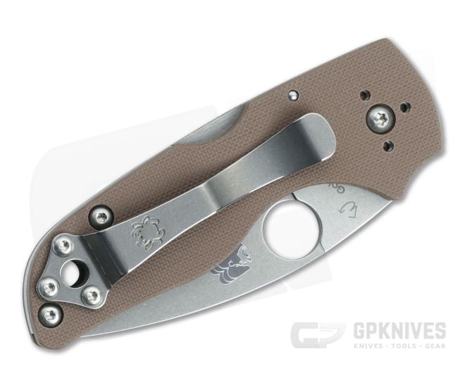 Spyderco Lil' Native Mid Back Lock - Brown G10 - 15V Sprint Run