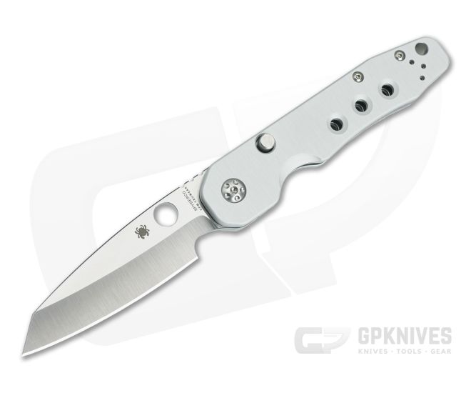 Spyderco Smock Aluminum Satin CruWear - SP-C240ALCWP