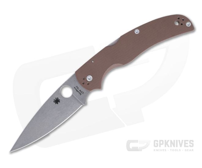 Spyderco Native Chief Brown G10 CPM-15V Sprint Run - SP-C244GPBN15V