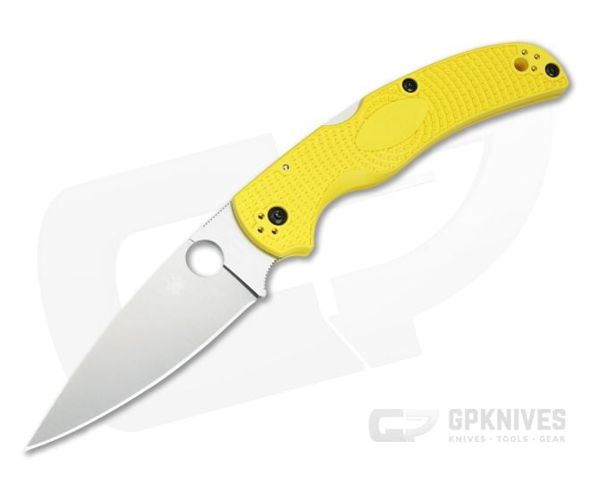 Spyderco Native Chief MagnaCut Salt Lightweight Yellow Handle C244PYL - SP-C244PYL