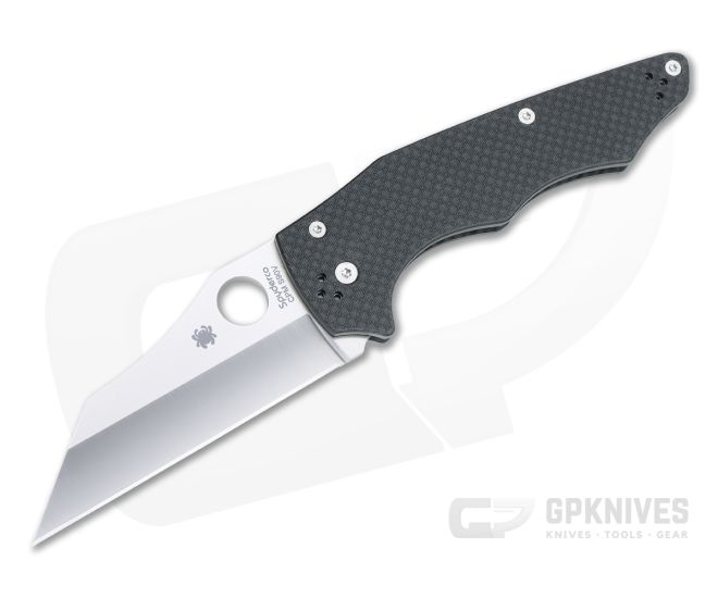 Spyderco YoJumbo Sprint Satin S90V Solid Carbon Fiber Compression Lock Folder C253CFP - SP-C253CFP