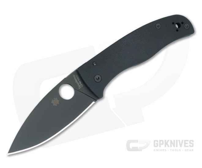 Spyderco Bodacious Black Compression Lock Knife C263GPBK - SP-C263GPBK