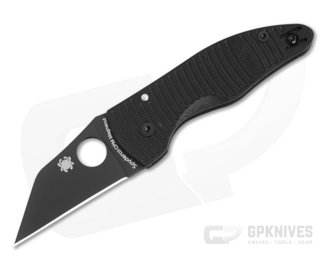 Spyderco MicroJimbo Salt Black G10 & MagnaCut - SP-C264GMCBKP