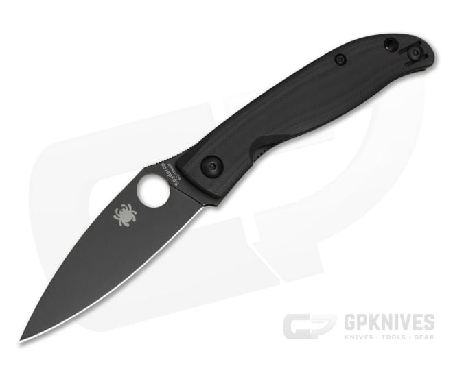 Spyderco Mantra 4 Black G10 Black Blade - SP-C274GBBKP