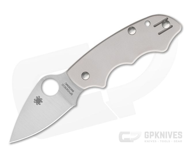 Spyderco Navigator 3 SLIPIT Smooth Gray G10 BM390MC Slip Joint Knife (2.32" Blade) C285GPGY - SP-C285GPGY