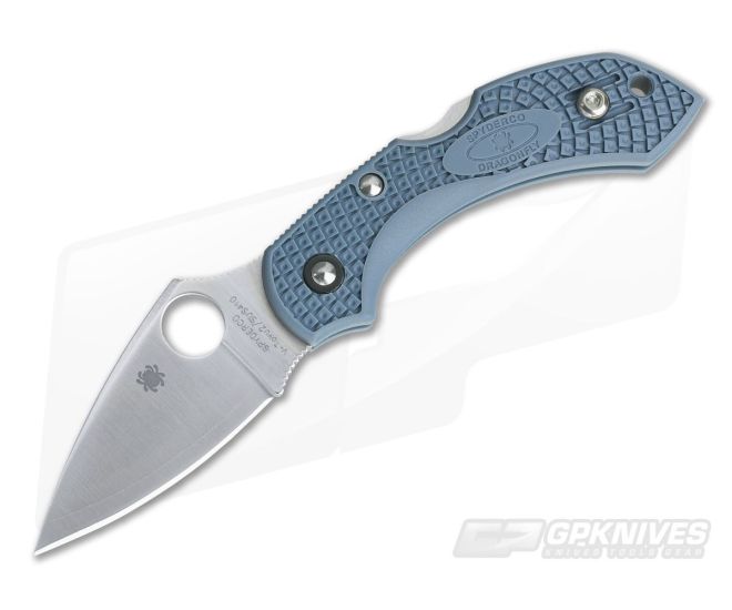 Spyderco Dragonfly 2 Sprint Blue Grey V-Toku2/SUS 410 Laminate C28FPBLE2 - SP-C28FPBLE2