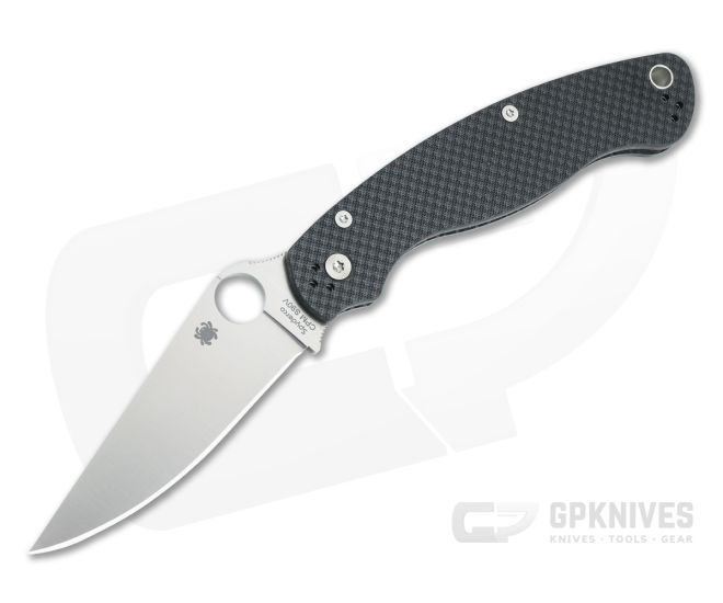 Spyderco Military 2 Carbon Fiber Compresssion Lock Sprint Run S90V C36CFP2 - SP-C36CFP2