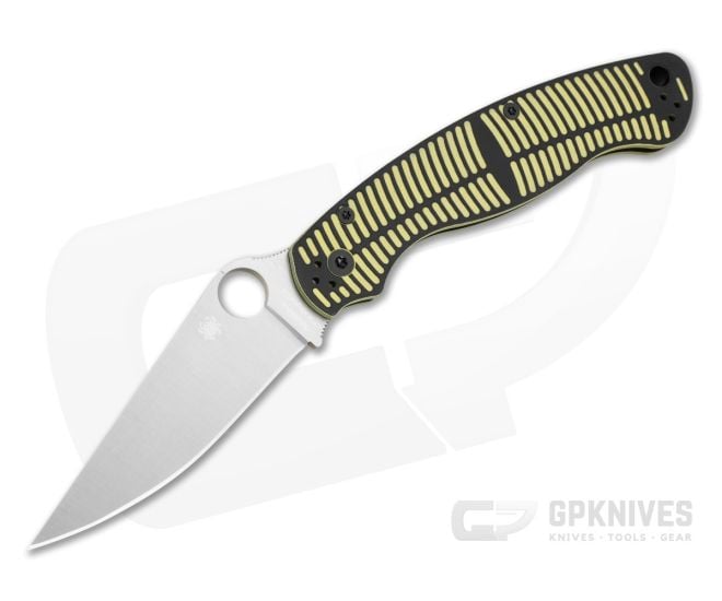 Spyderco Military 2 Salt Yellow/Black G10 & MagnaCut - SP-C36GBKYLMCP2