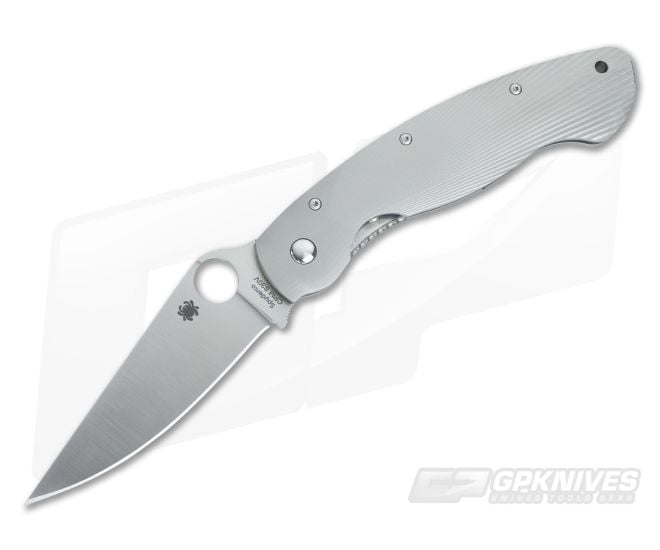 Spyderco Military Fluted Titanium Frame Lock Folder C36TIFP - SP-C36TIFP