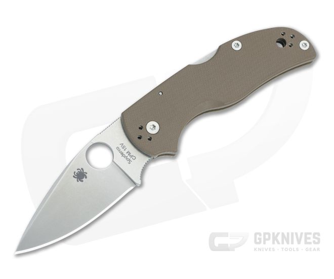 Spyderco Native 5 Brown G10 CPM-15V Sprint Run - SP-C41GPBN15V5