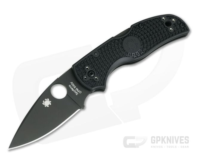 Spyderco Native 5 Lightweight Plain Edge Black Blade C41PBBK5 - SP-C41PBBK5