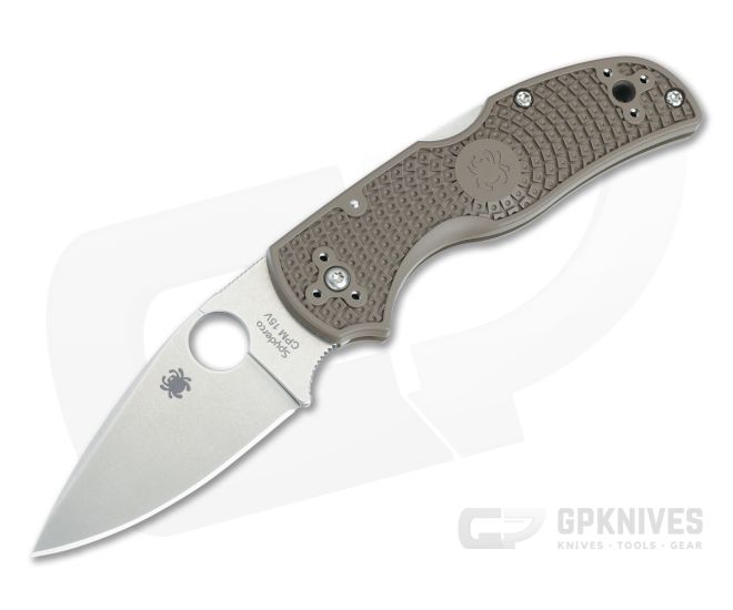 Spyderco Native 5 Lightweight Brown CPM-15V Sprint Run - SP-C41PBN15V5