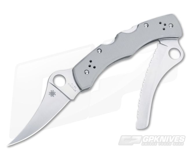 Spyderco Dyad Gray G10 Sprint Run C44GPSGY - SP-C44GPSGY