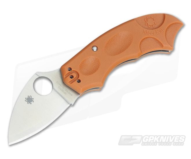 Spyderco Meerkat Sprint Burnt Orange FRN HAP40/SUS 410 Laminate - SP-C64JPBORE