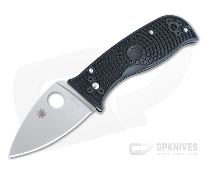 Spyderco Lil' Temperance 3 Lightweight Plain Edge VG-10 Black FRN Compression Lock Folder C69PBK3 - SP-C69PBK3
