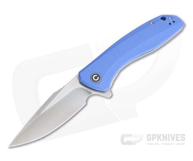 CIVIVI Baklash Blue G10 Satin Blade Liner Lock Flipper C801F - CV-C801F