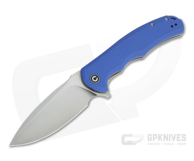 CIVIVI Praxis C803E Blue G10 9Cr18MoV Stainless Steel Liner Lock Flipper - CV-C803E