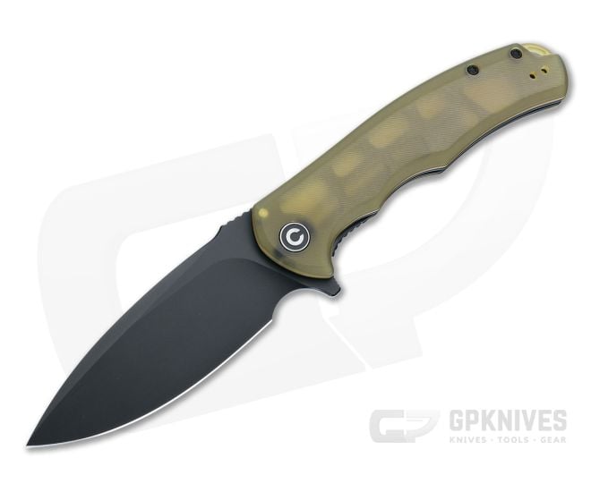 CIVIVI Praxis Bead Blasted Ultem Flipper Black Blade C803M - CV-C803M