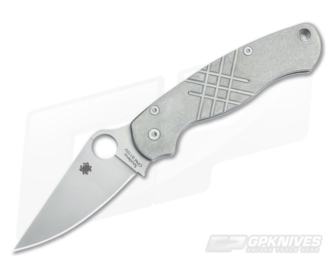 Spyderco Flytanium ParaMilitary 2 Titanium Grooves S110V - FT-C81-002