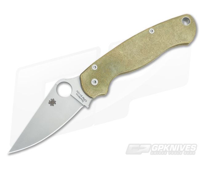 Spyderco Flytanium ParaMilitary 2 Brass S110V - FT-C81-004