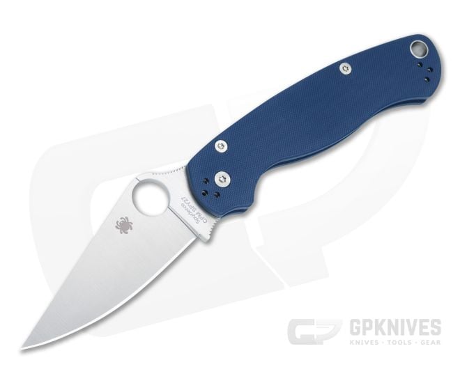 Spyderco Para Military 2 SPY27 Cobalt Blue G10 C81GPCBL2 - SP-C81GPCBL2