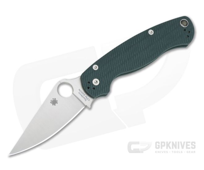 Spyderco ParaMilitary 2 Sprint Diamond Arc Forest Green G10 CPM S45VN C81GPFGR2 - SP-C81GPFGR2
