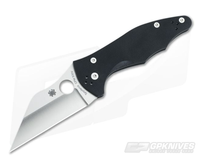 Spyderco Yojimbo 2 Satin Blade Black G-10 C85GP2 - SP-C85GP2
