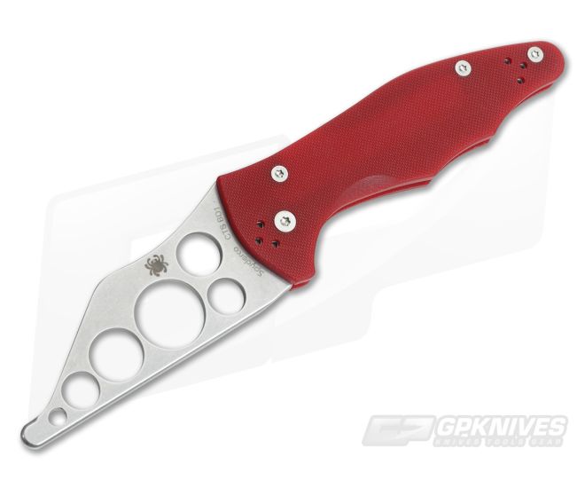 Spyderco Yojimbo 2 Trainer Red G10 C85TR2 - SP-C85TR2