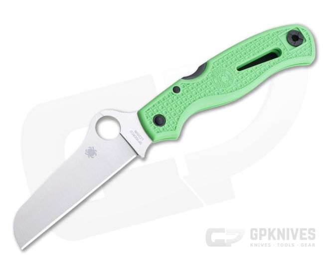Spyderco Atlantic Salt Plain Satin FFG LC200N Green FRN Lightweight Folder C89FPGR - SP-C89FPGR