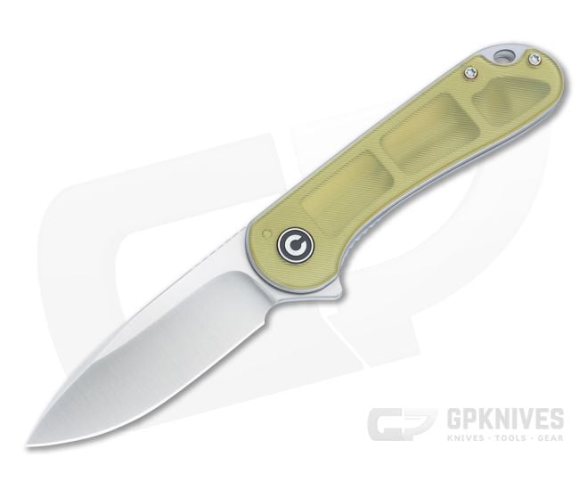 CIVIVI Elementum Polished Ultem Satin D2 Blade C907A-4 - CV-C907A-4