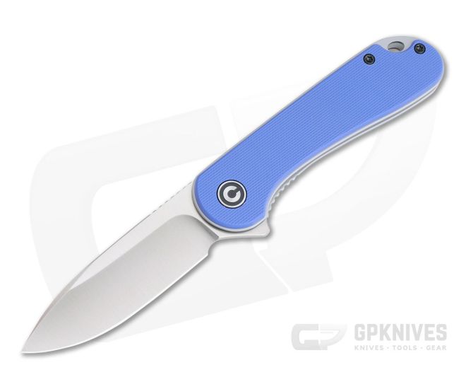 CIVIVI Elementum C907F Blue G10 Satin D2 Liner Lock Flipper - CV-C907F