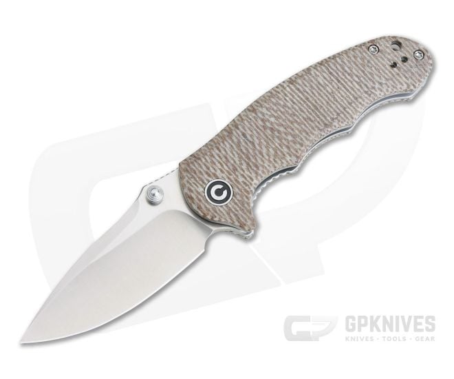 CIVIVI Hooligan C913C Snakeskin Micarta Satin D2 Liner Lock Folder - CV-C913C