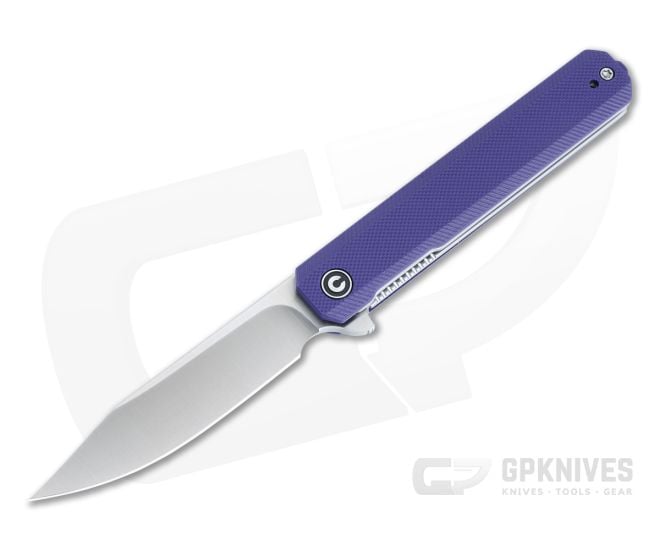 CIVIVI Chronic Satin 9Cr18MoV Purple G10 Liner Lock Flipper C917D - CV-C917D