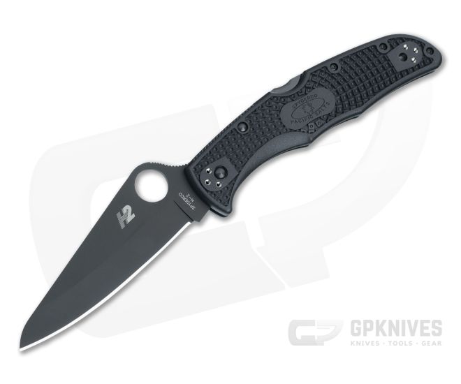 Spyderco Pacific Salt 2 Black H2 C91PBBK2 - SP-C91PBBK2