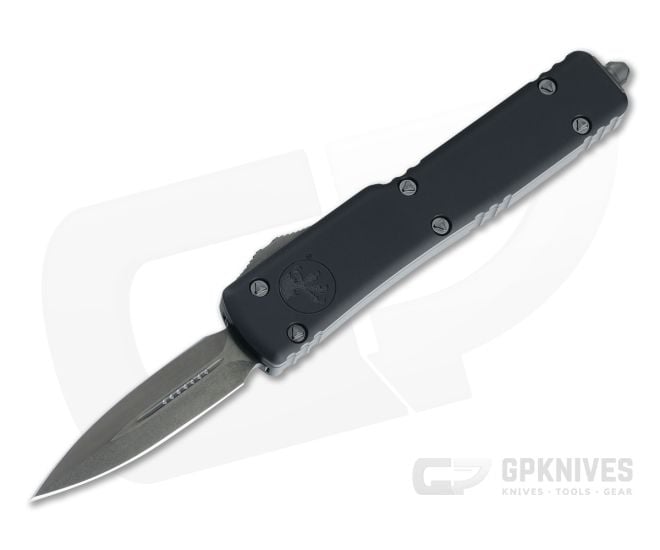 Microtech UTX-70 CA D/E Shadow DLC Standard California Legal OTF Automatic Knife CA147-1DLCTSH - MT-CA147-1DLCTSH