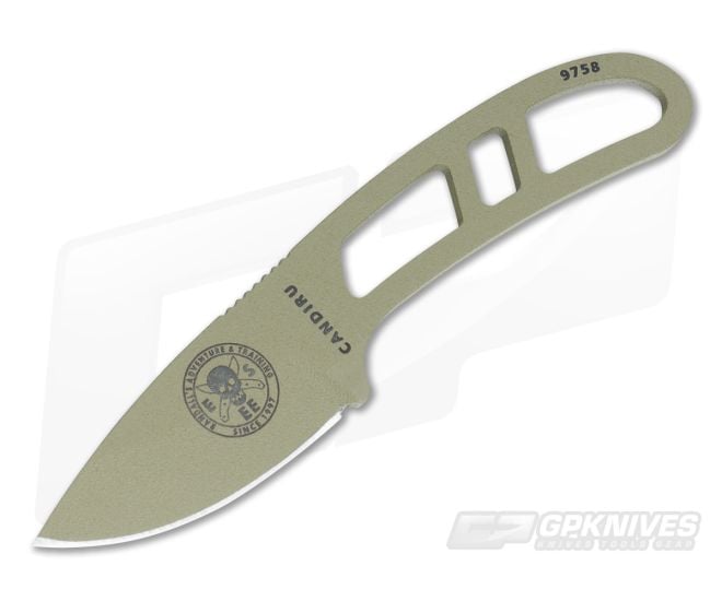 ESEE Candiru Dark Earth with Molded Sheath - ESEE-CAN-DE