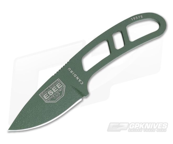 ESEE Candiru OD Green with Molded Black Sheath - ESEE-CAN-OD-E