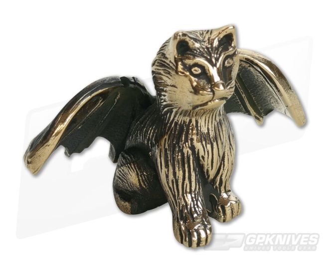 Lion Armory Cat-Bat Bead Brass - LA-CAT-BAT-BRS