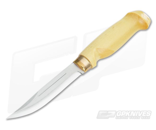Marttiini Rapala Classic Birch Clip Point Fixed Knife and Sheath CBCP45 - MR-CBCP45