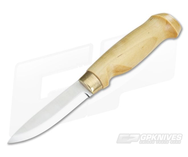 Marttiini Rapala Classic Birch Drop Point Fixed Knife and Sheath CBDP4 - MR-CBDP4