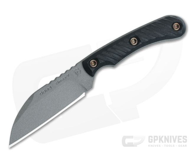 RMJ Tactical Coho Fixed Blade Black G10 Tungsten Cerakote Nitro-V Wharncliffe - RMJ-COHO-BLK