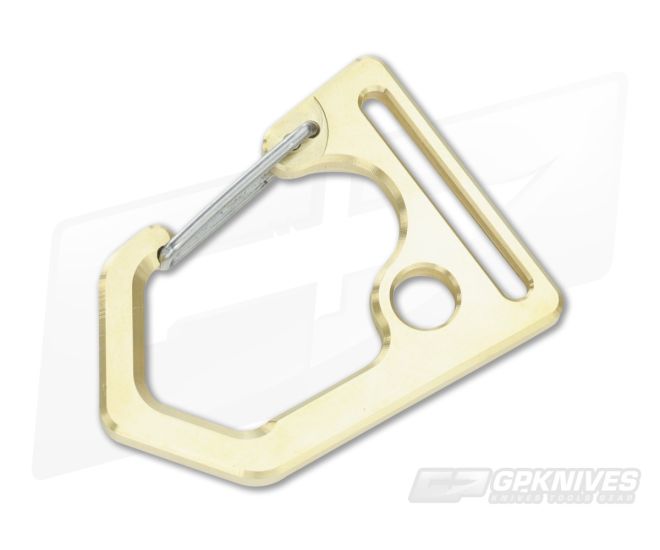 Tuff-Writer D22 Uncus Brass Carabiner - TW-CRB-002