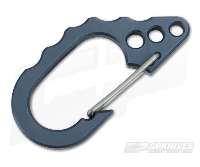 Tuff-Writer D22 Large Key Carabiner Aluminum Gray Cerakote - TW-CRB-007