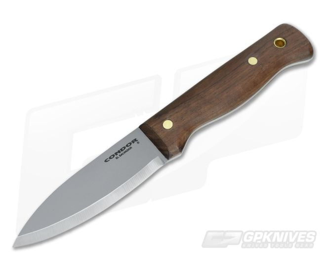 Condor Tool & Knife Bushlore Walnut CTK 232-4.3HC Bushcraft Knife - CTK-232-43HC