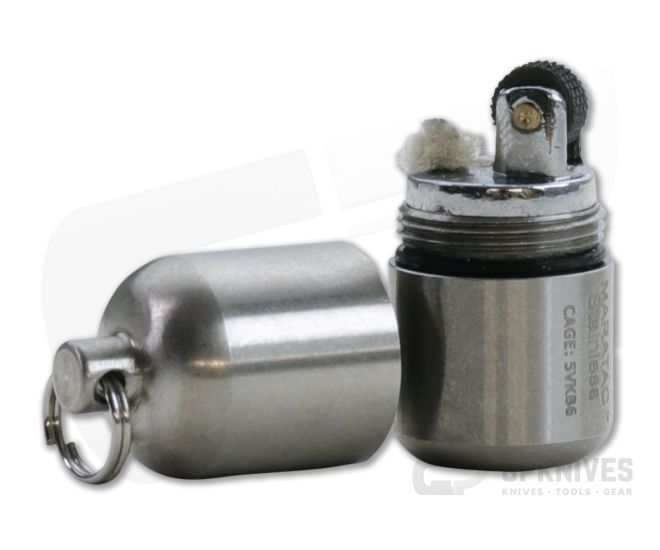 Maratac Split Pea Ultralight Key Chain Lighter Stainless Steel - MAR-D32
