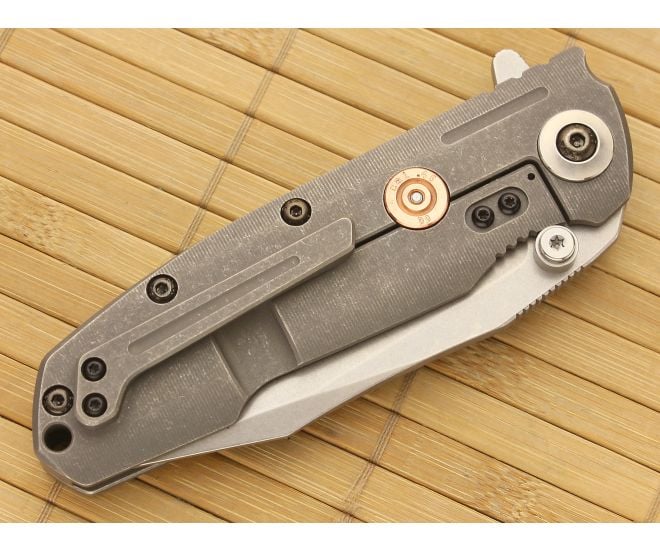 Reate District 9 Plus Flipper Knife 3.75 inch Stonewash for Sale